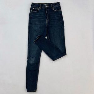 Zara Premium Denim Collection High Waisted Skinny Jeans, size 4